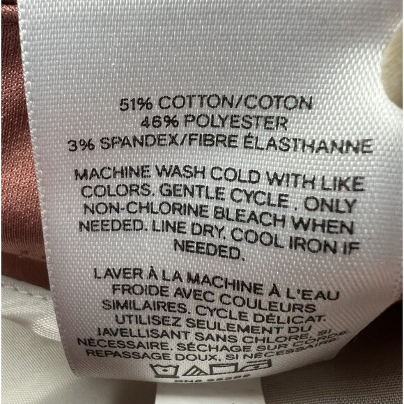 Express Pink Mauve Mid Rise Lace-up Shorts Size 4 - Picture 8 of 9